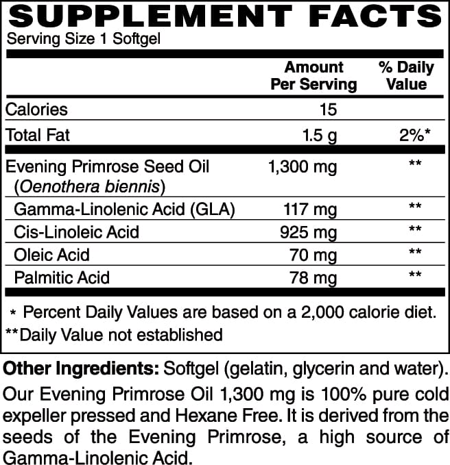 Evening Primrose Oil Softgels