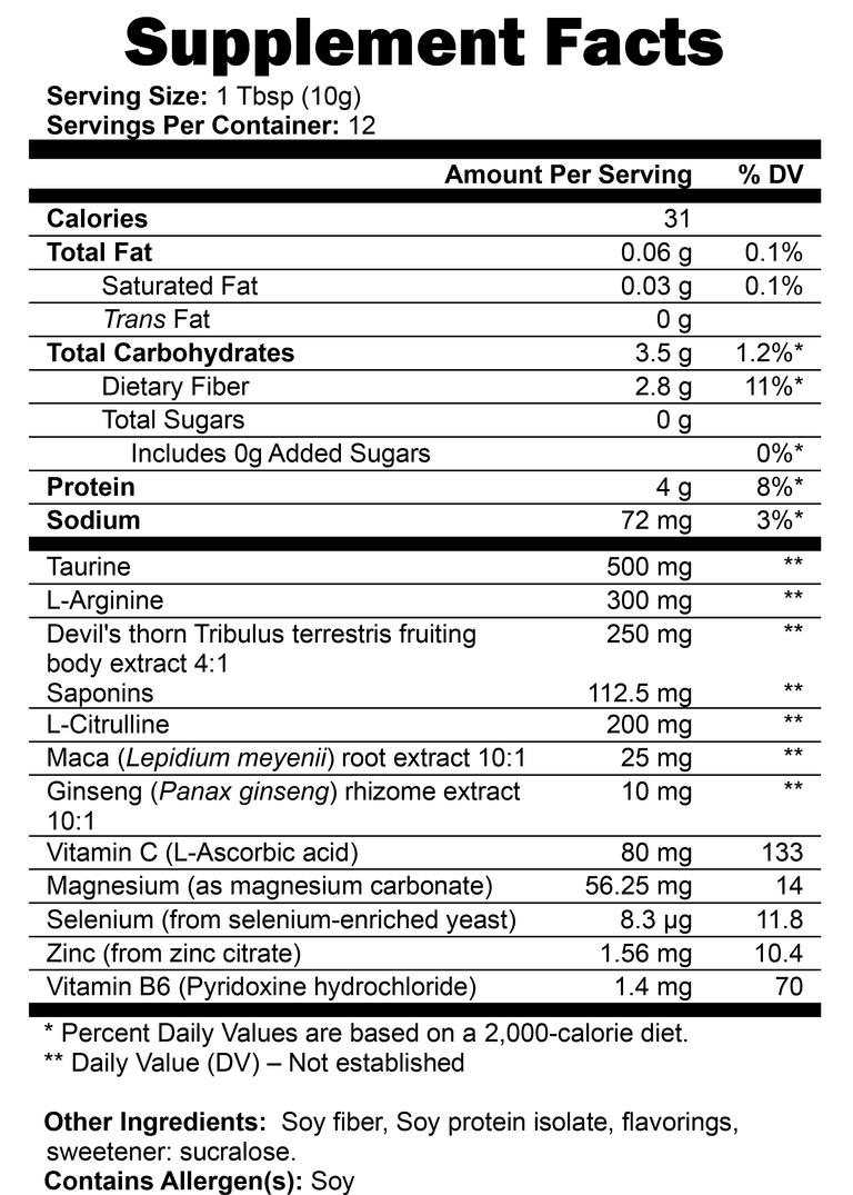 Endurance & Stamina Powder