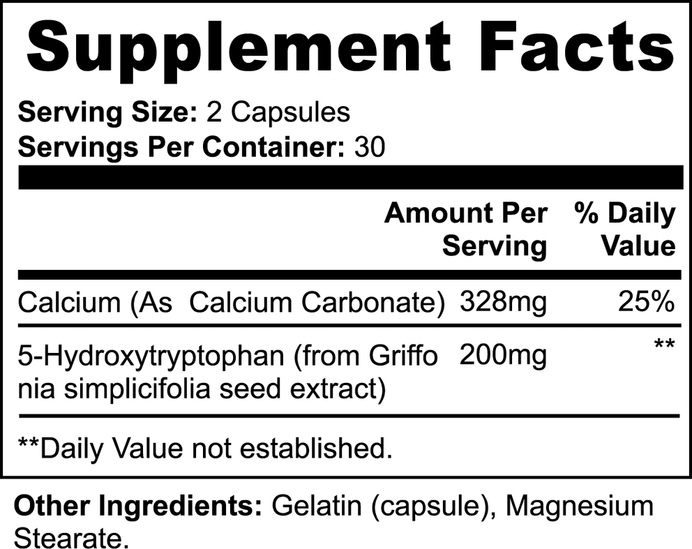 5-HTP nutritional facts