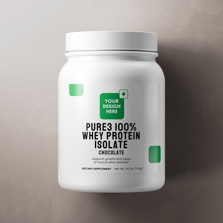 Pure3 100% Whey Protein Isolate (Chocolate)