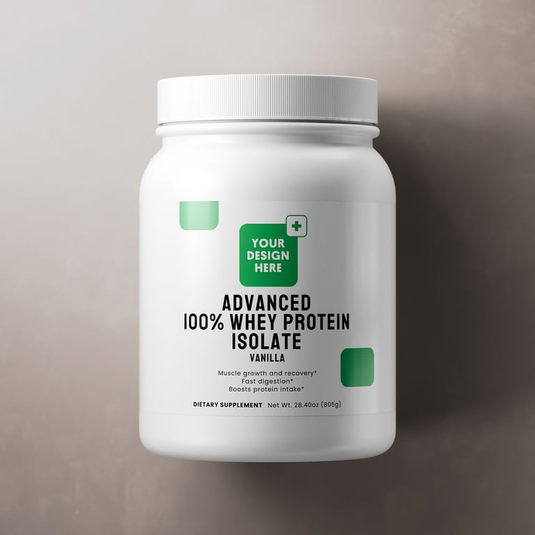 Advanced 100% Whey Protein Isolate (Vanilla)