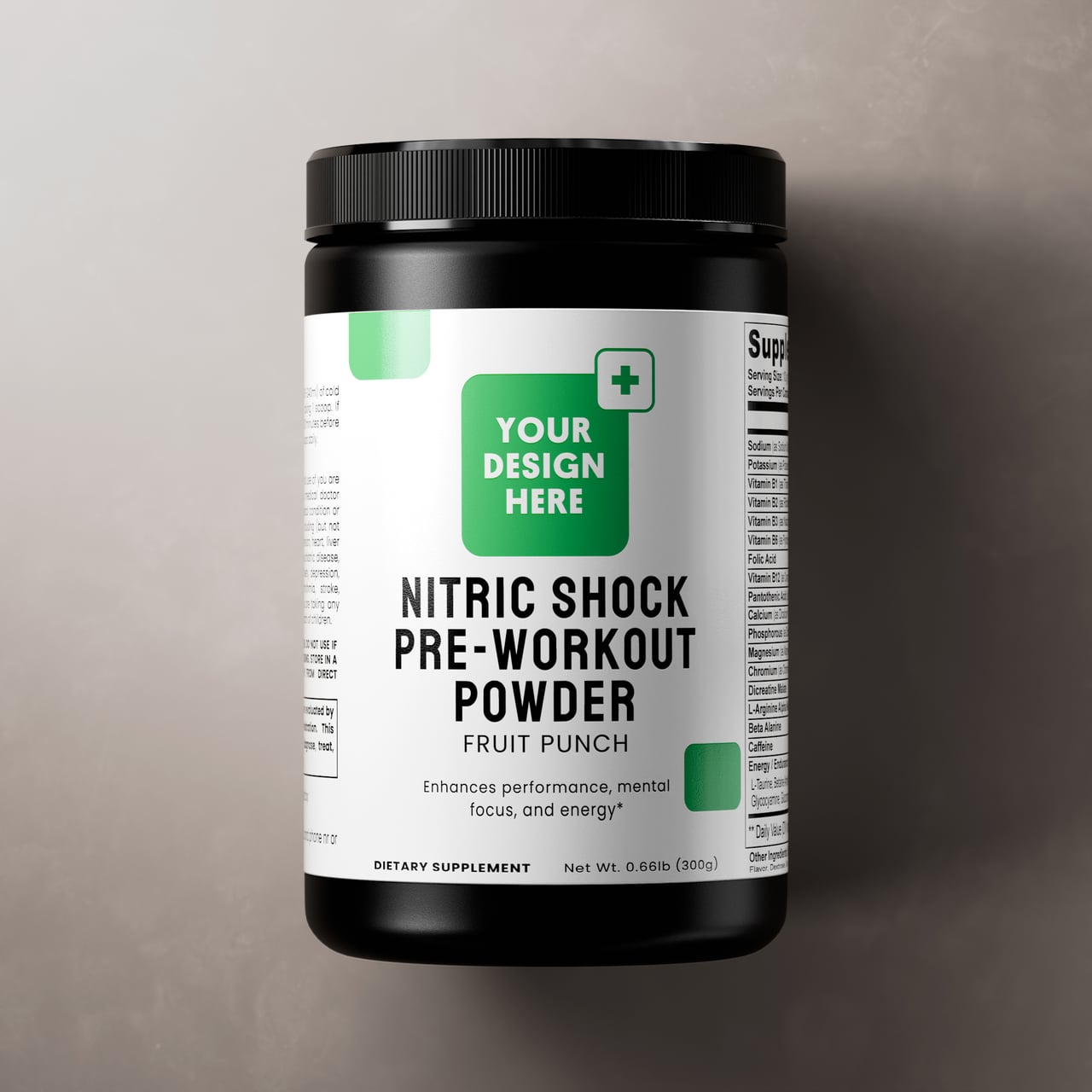Nitric Shock Pre-Workout Powder (Fruit Punch)