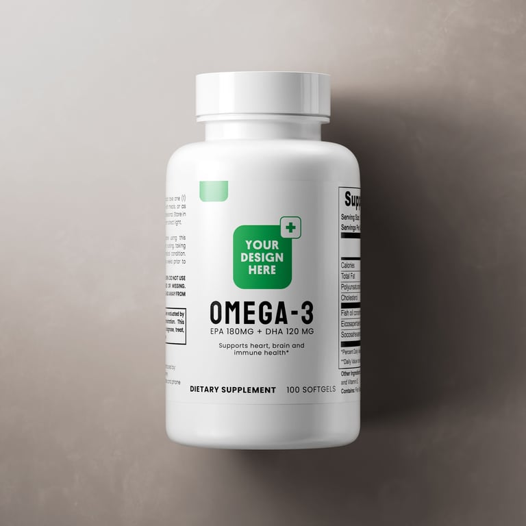Omega-3 EPA 180mg + DHA 120mg