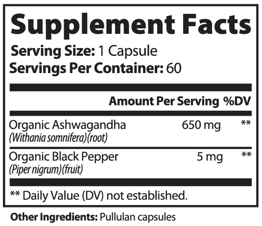 Ashwagandha nutritional facts