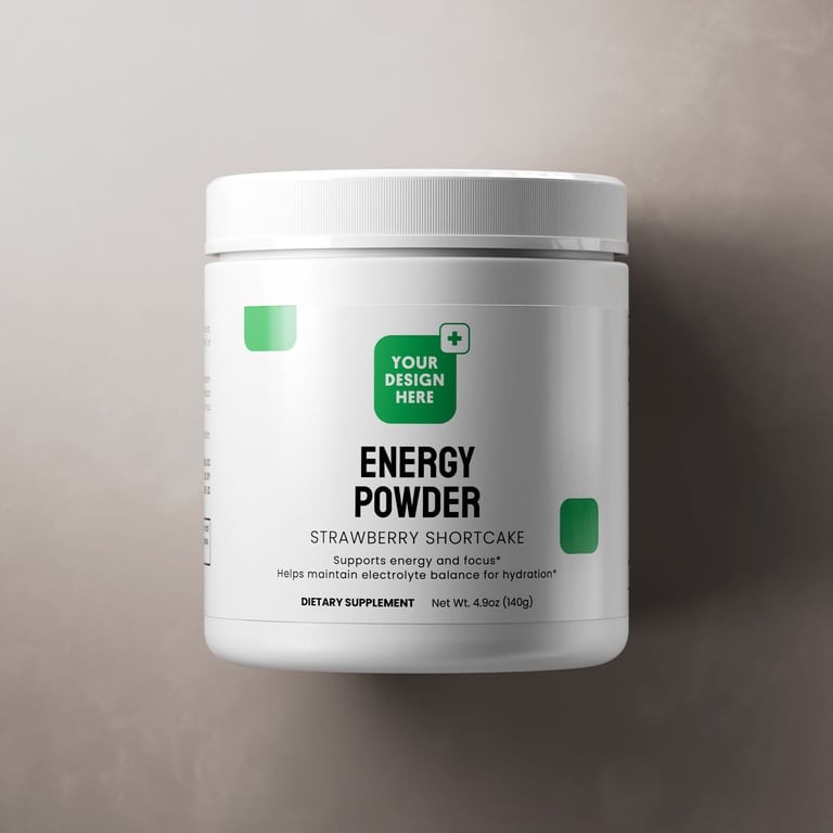 Energy Powder (Strawberry Shortcake)