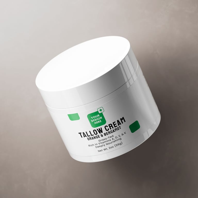 Tallow Cream Orange & Bergamot