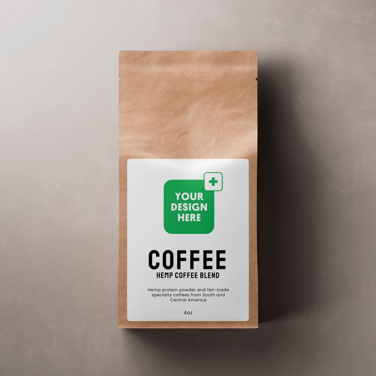 Hemp Coffee Blend - Medium Roast 4oz