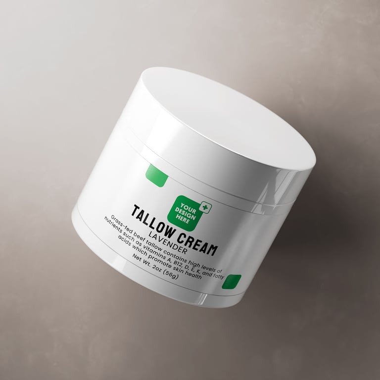 Tallow Cream Lemongrass & Lavender