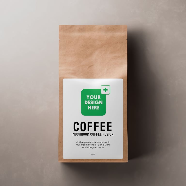 Mushroom Coffee Fusion - Lion’s Mane & Chaga 4oz