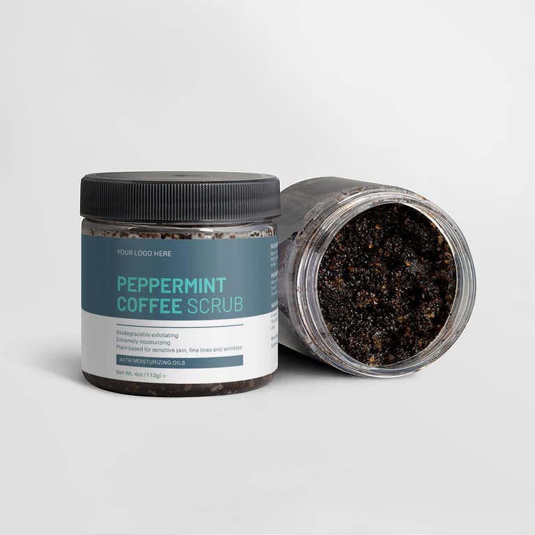 Peppermint Coffee Scrub