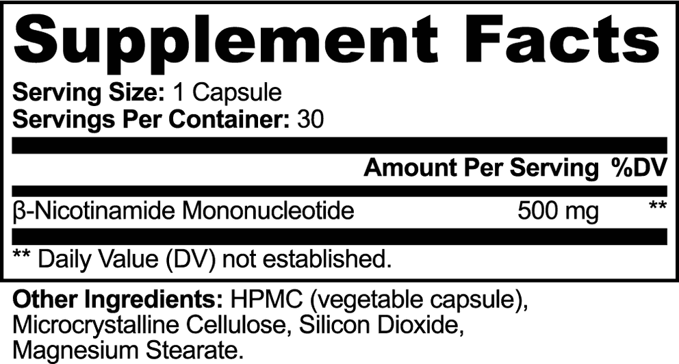 NMN nutritional facts