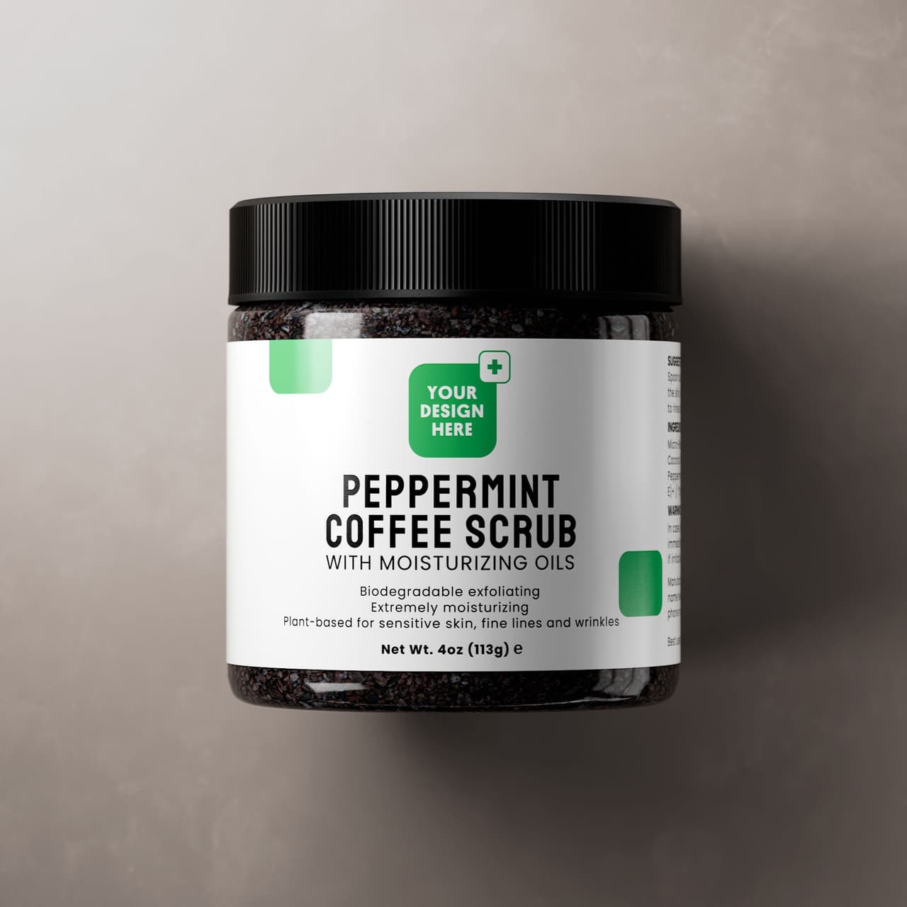 Peppermint Coffee Scrub