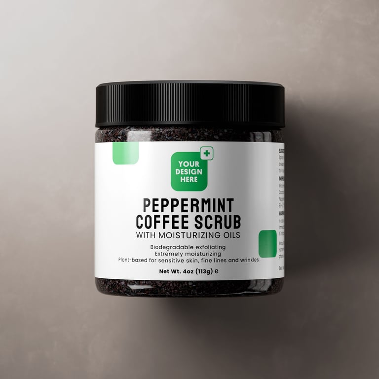 Peppermint Coffee Scrub