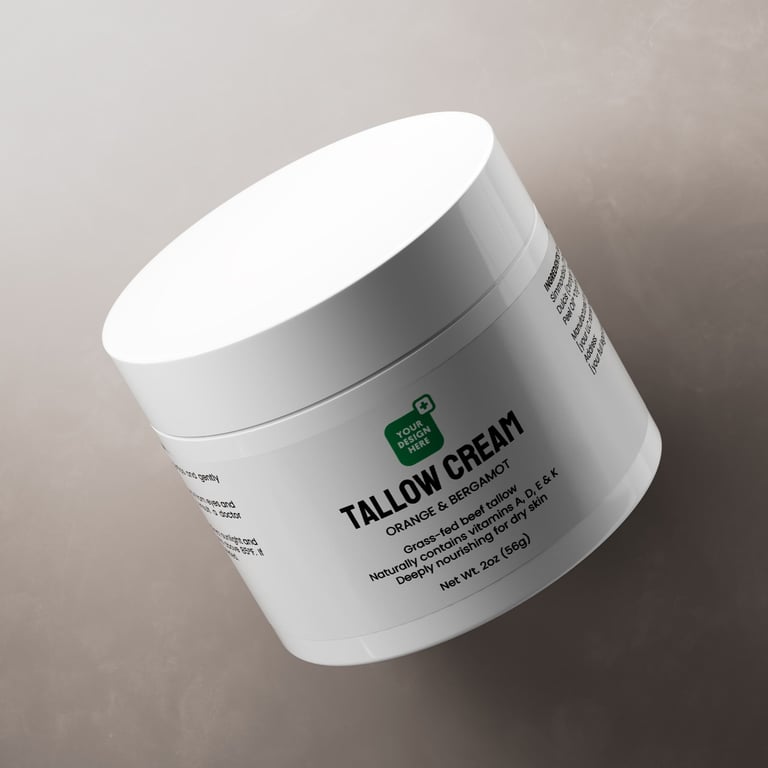 Tallow Cream Orange & Bergamot