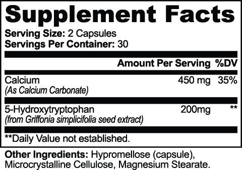 5-HTP nutritional facts