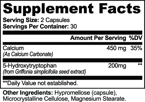 5-HTP nutritional facts