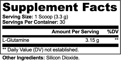 L-Glutamine nutritional facts