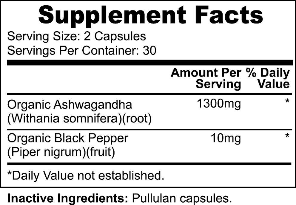 Ashwagandha nutritional facts